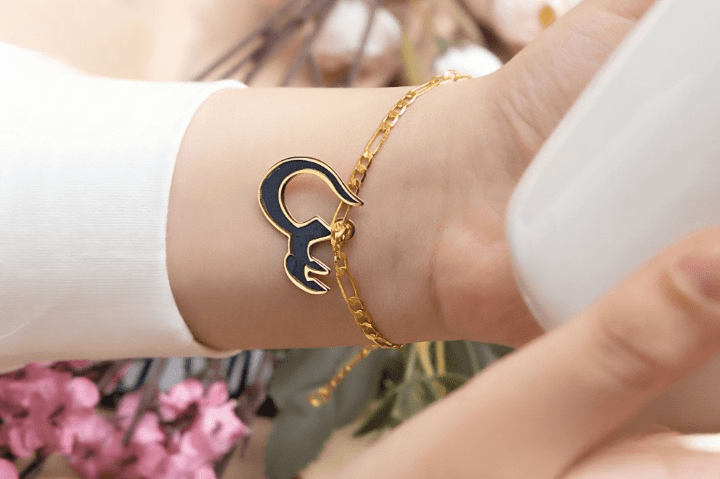 Seen Customized Bracelet- Gold Plated