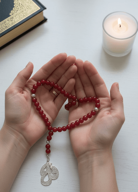 "Qol" Rosary - Agate Stones