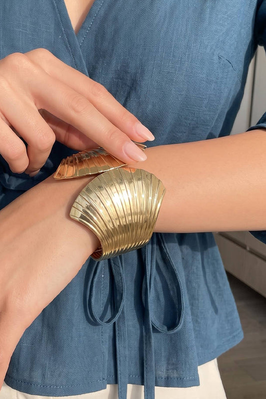 Taya Bangle - Gold Plated